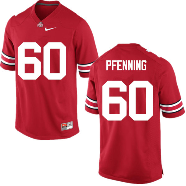 Ohio State Buckeyes #60 Blake Pfenning College Football Jerseys Game-Red